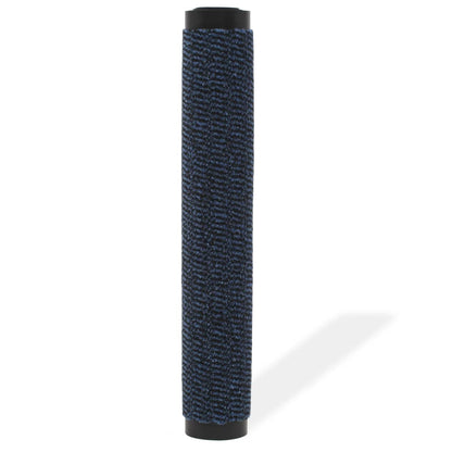 Tapete controlo de pó retangular tufado 60x90 cm azul