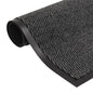Tapete controlo de pó retangular tufado 90x150 cm antracite