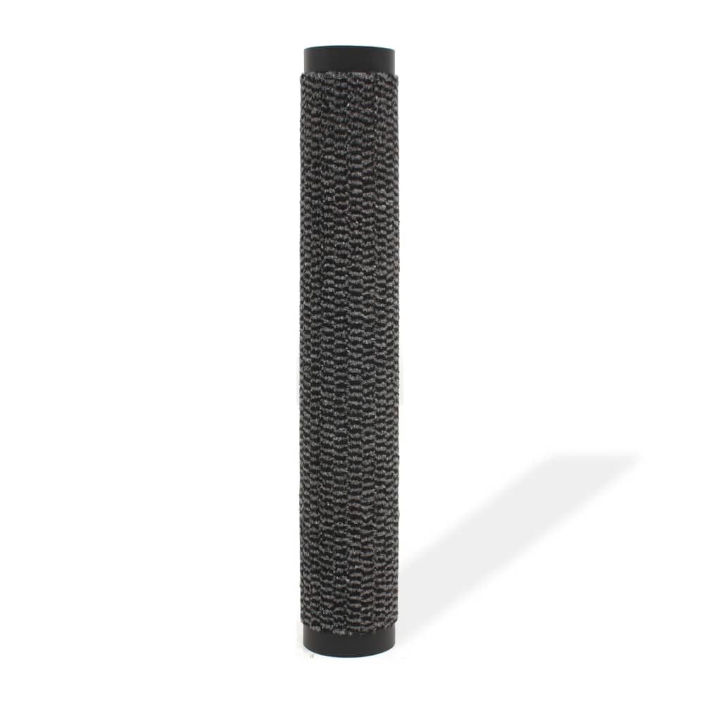 Tapete controlo de pó retangular tufado 90x150 cm antracite