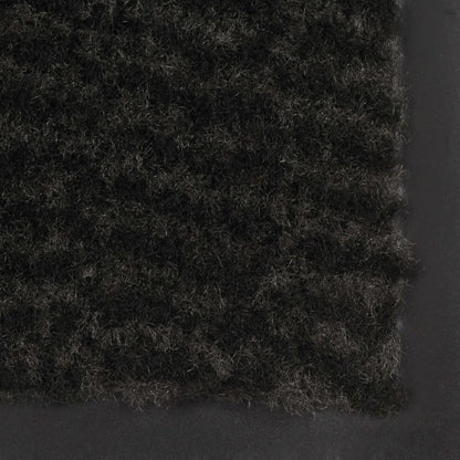 Tapete controlo de pó retangular tufado 90x150 cm preto