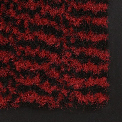 Tapete controlo de pó retangular tufado 120x180 cm vermelho