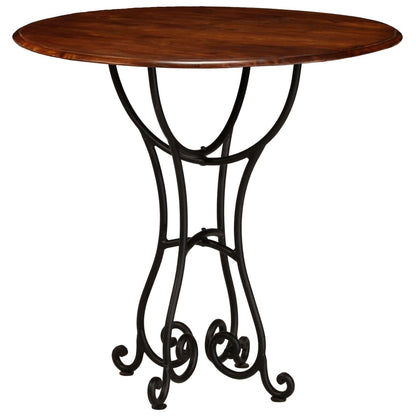 Mesa jantar acácia maciça c/ acabamento a mel 80x76 cm