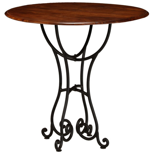 Mesa jantar acácia maciça c/ acabamento a mel 80x76 cm