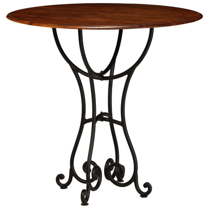 Mesa jantar acácia maciça c/ acabamento a mel 80x76 cm