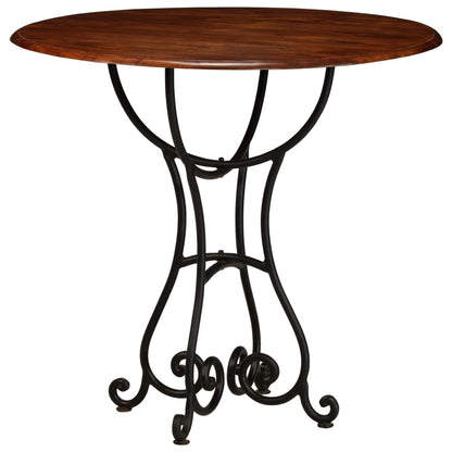 Mesa jantar acácia maciça c/ acabamento a mel 80x76 cm