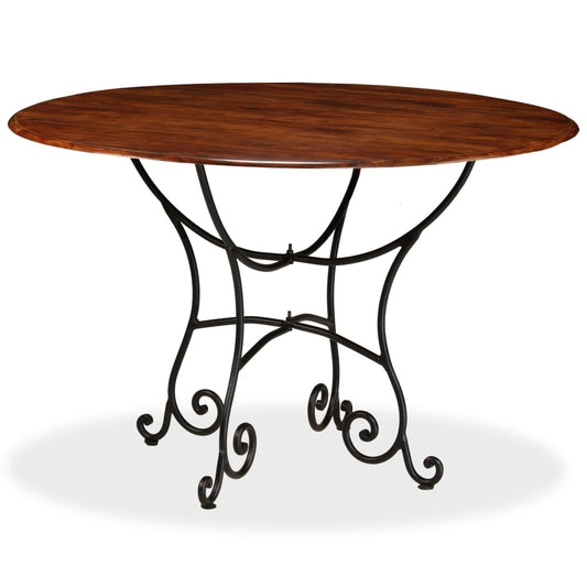 Mesa jantar acácia maciça c/ acabamento a mel 120x76 cm