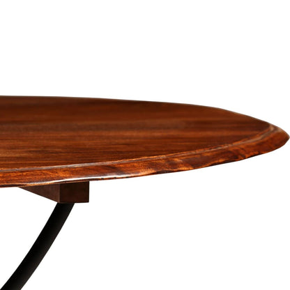 Mesa jantar acácia maciça c/ acabamento a mel 120x76 cm
