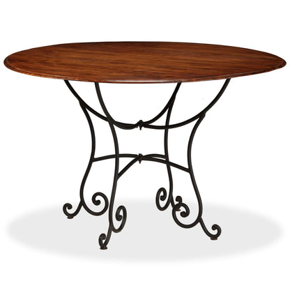 Mesa jantar acácia maciça c/ acabamento a mel 120x76 cm