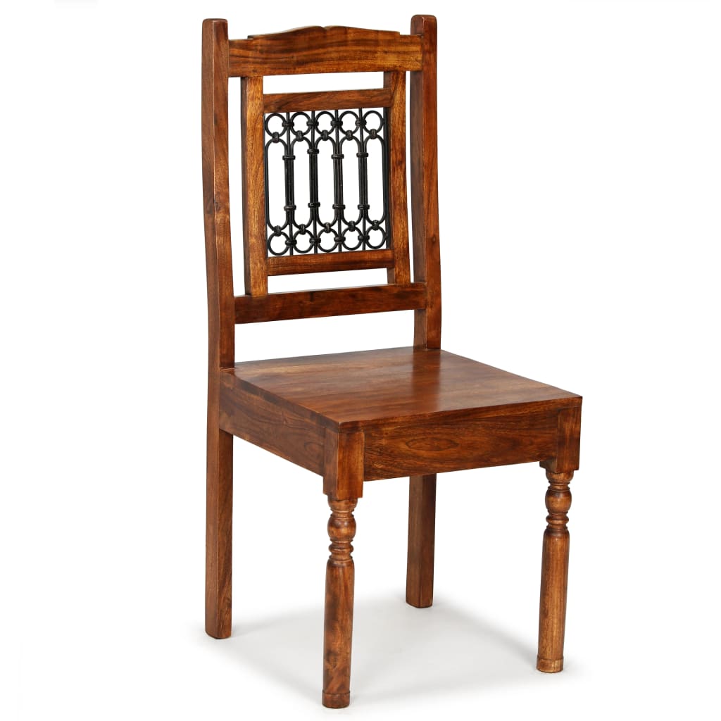 Cadeiras jantar clássicas 2 pcs madeira maciça + acabamento mel