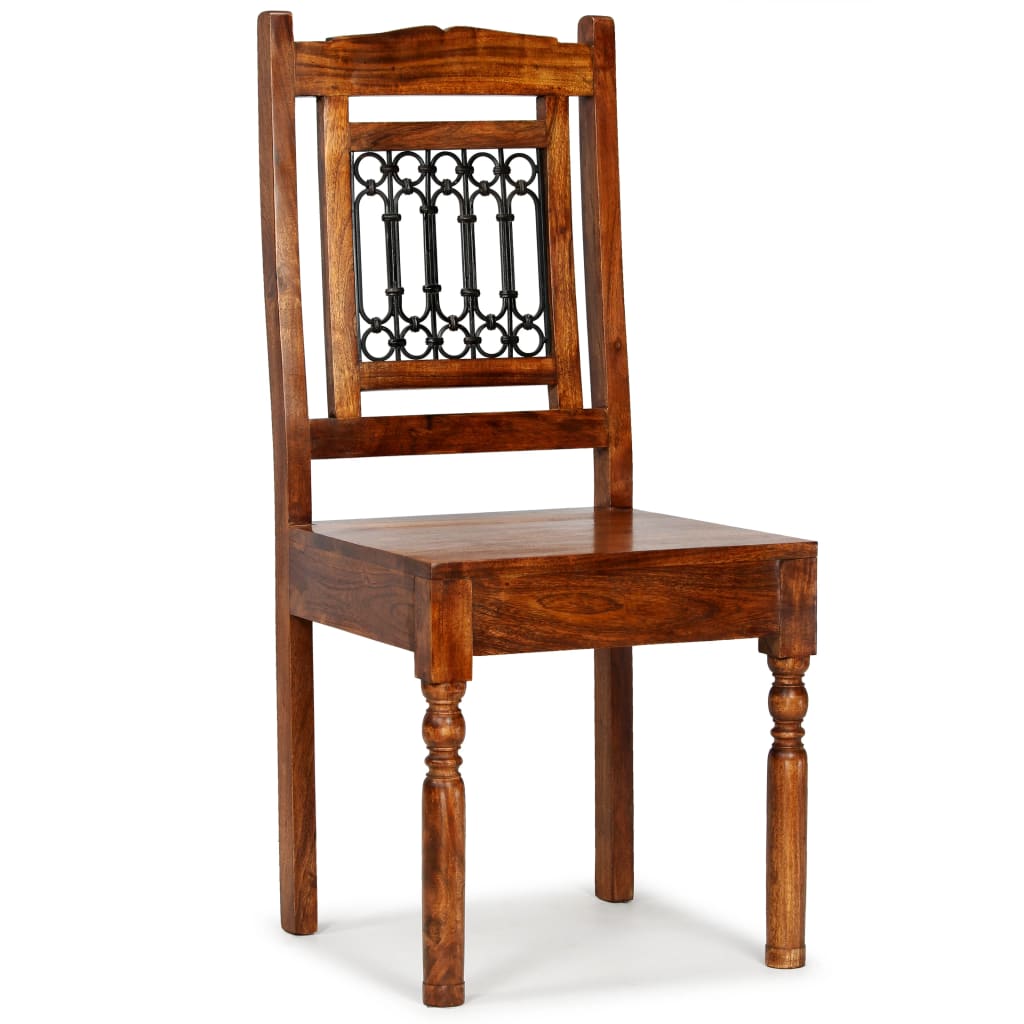 Cadeiras jantar clássicas 2 pcs madeira maciça + acabamento mel