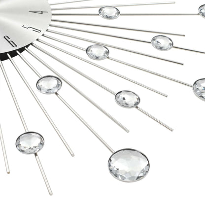 Relógio de parede com movimento quartzo design moderno 50 cm