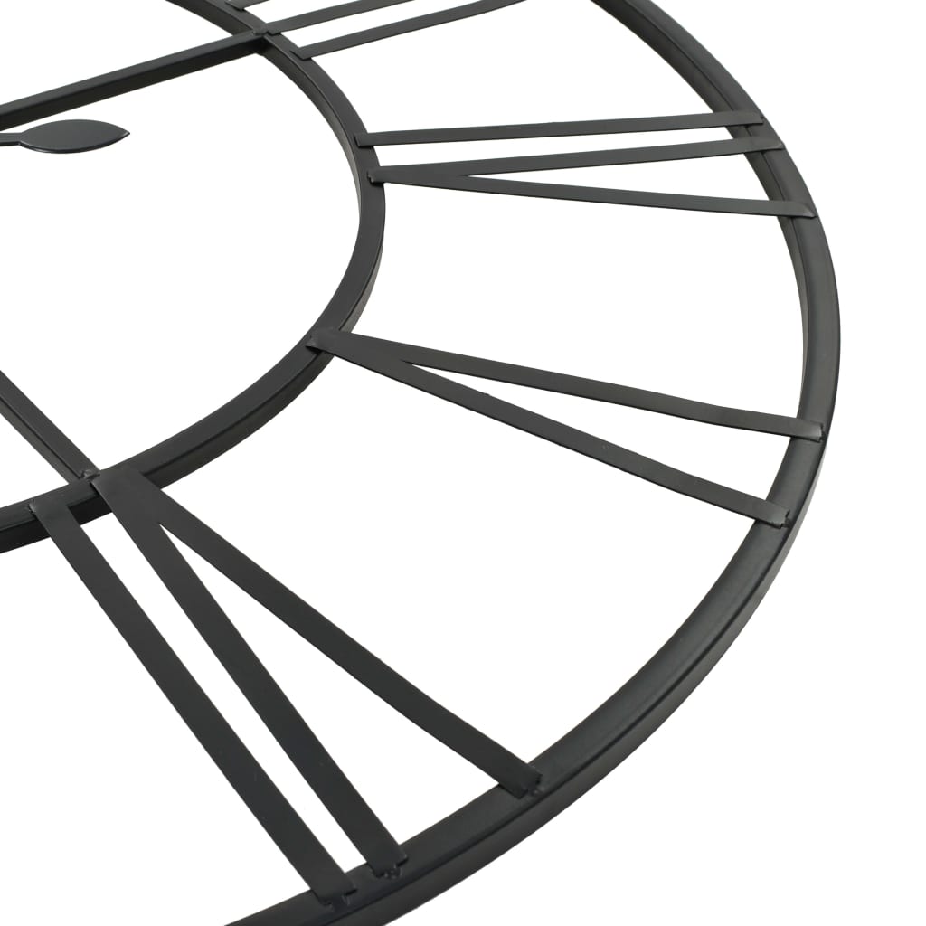 Relógio de parede com movimento quartzo metal 80 cm XXL