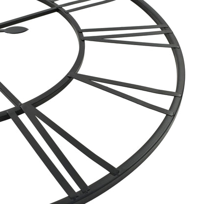 Relógio de parede com movimento quartzo metal 80 cm XXL