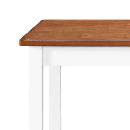 Mesa de bar em madeira maciça 108x60x91 cm