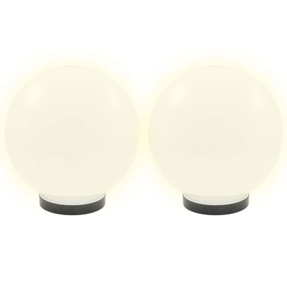 Candeeiro esférico LED 2 pcs 25 cm PMMA