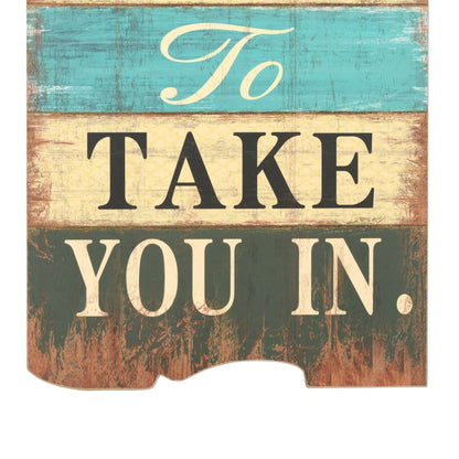 Bengaleiro de parede com 6 ganchos 120x40 cm HOME IS