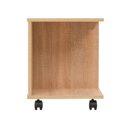 Estante com rodas 50x35x42 cm cor carvalho