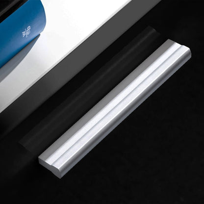 Conj. unidades de parede p/ TV luzes LED preto brilhante, 5 pcs