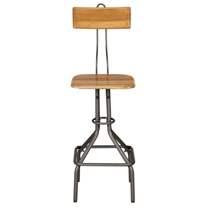 Conjunto de bar 3 pcs teca recuperada maciça