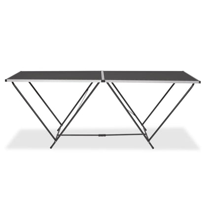 Mesa/bancada de trabalho dobrável MDF e alumínio 200x60x78 cm
