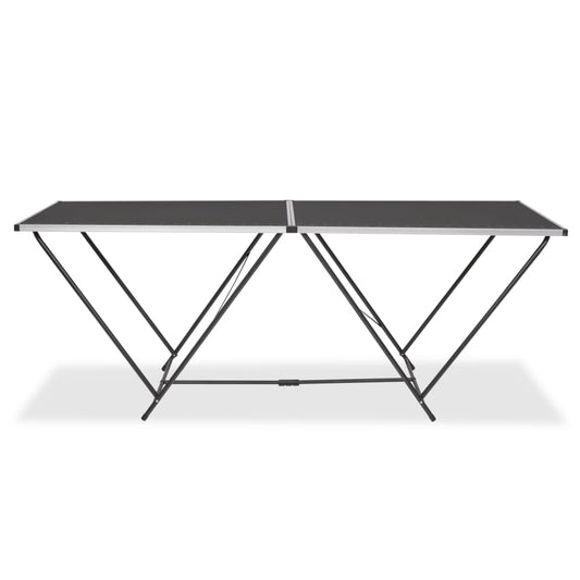 Mesa/bancada de trabalho dobrável MDF e alumínio 200x60x78 cm