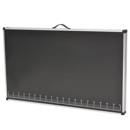Mesa/bancada de trabalho dobrável MDF e alumínio 200x60x78 cm