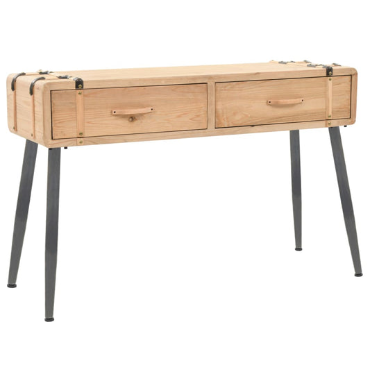 Mesa consola madeira de abeto maciça 115x40,5x76 cm