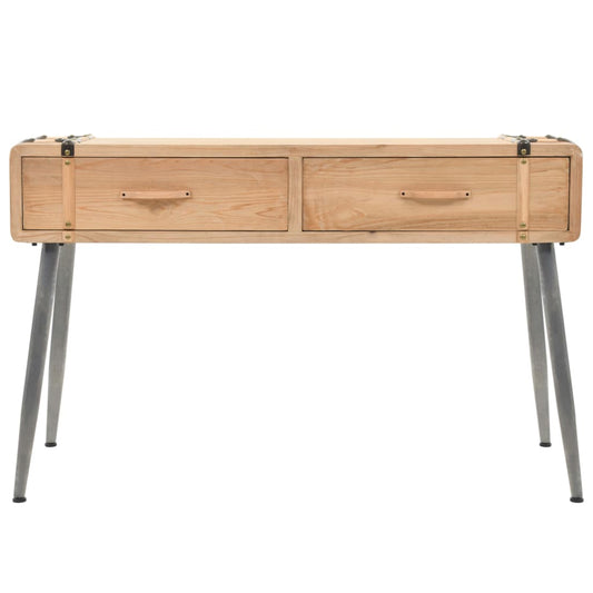 Mesa consola madeira de abeto maciça 115x40,5x76 cm