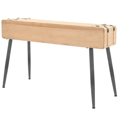 Mesa consola madeira de abeto maciça 115x40,5x76 cm