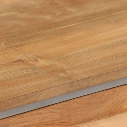 Móvel de TV em teca reciclada e aço