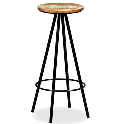 Conjunto de bar 3 pcs madeira recuperada maciça