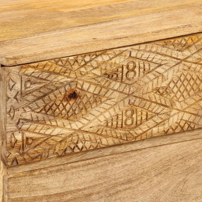 Móvel de TV em madeira de mangueira maciça