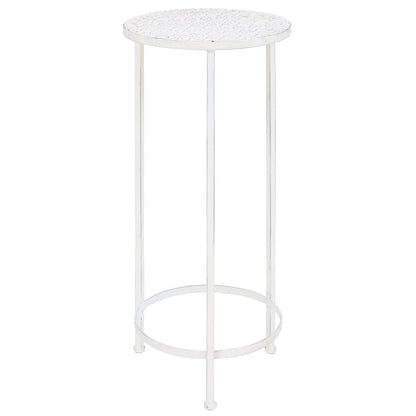 Suporte para plantas 3 pcs estilo vintage metal antigo branco