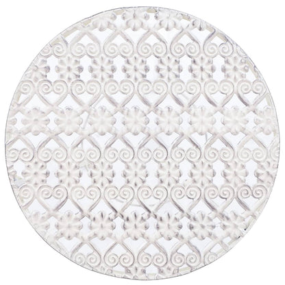 Suporte para plantas 3 pcs estilo vintage metal antigo branco