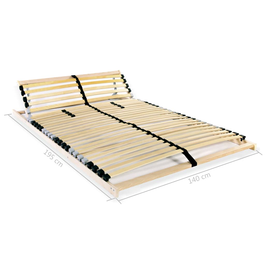 Estrado de ripas com 28 ripas 7 zonas 140x200 cm