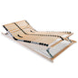 Estrado de ripas com 28 ripas 7 zonas 80x200 cm