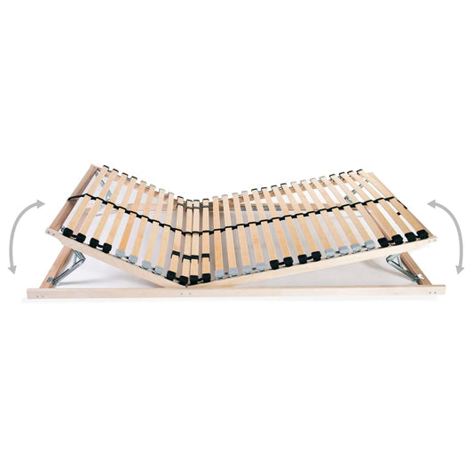 Estrado de ripas com 28 ripas 7 zonas 90x200 cm