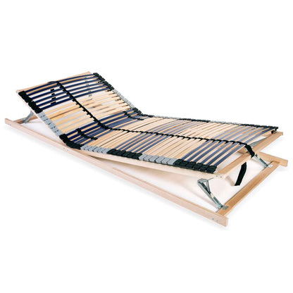 Estrado de ripas com 42 ripas 7 zonas 80x200 cm