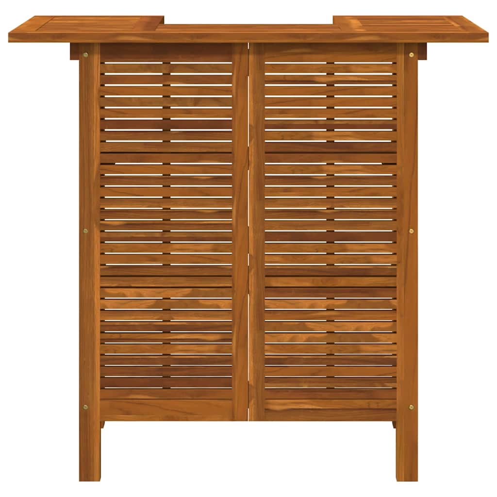 Mesa de bar 110x50x105 cm madeira de acácia maciça