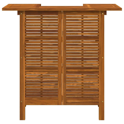 Mesa de bar 110x50x105 cm madeira de acácia maciça