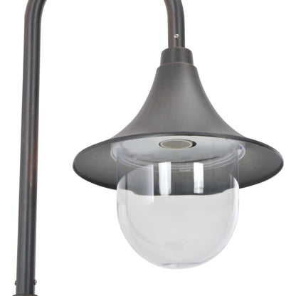 Candeeiro de pé para jardim E27 120 cm alumínio bronze