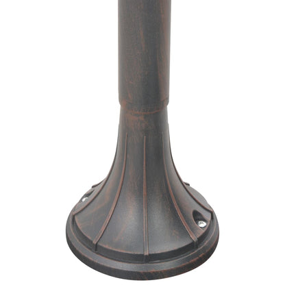 Candeeiro de pé para jardim E27 120 cm alumínio bronze