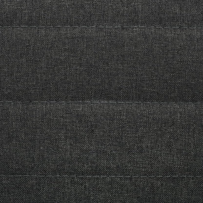 Cadeiras de jantar 2 pcs tecido cinzento-escuro