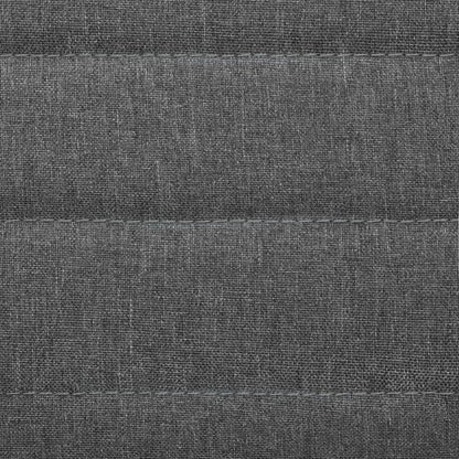 Cadeiras de jantar 4 pcs tecido cinzento-claro