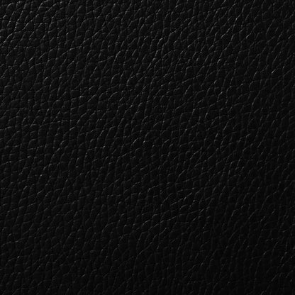 Cadeiras de jantar 4 pcs couro artificial preto