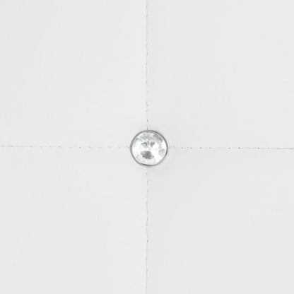 Cadeiras de jantar 4 pcs couro artificial branco