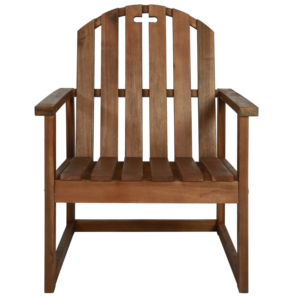 Cadeiras de jardim 2 pcs madeira de acácia maciça