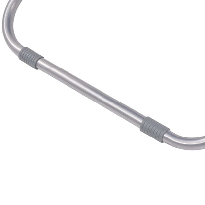 Cadeiras de jardim reclináveis 2 pcs aço cinzento-acastanhado