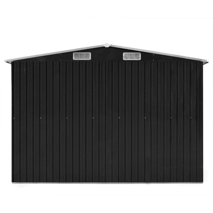 Abrigo de jardim 257x298x178 metal antracite