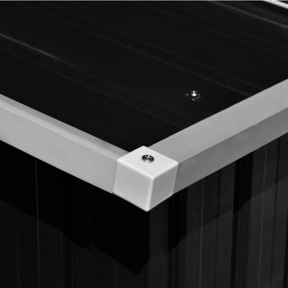 Abrigo de jardim 257x298x178 metal antracite